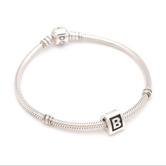 Authentic PANDORA ALPHA Letter Initial "B" Retired Charm- 790323B - Picture 5 of 9